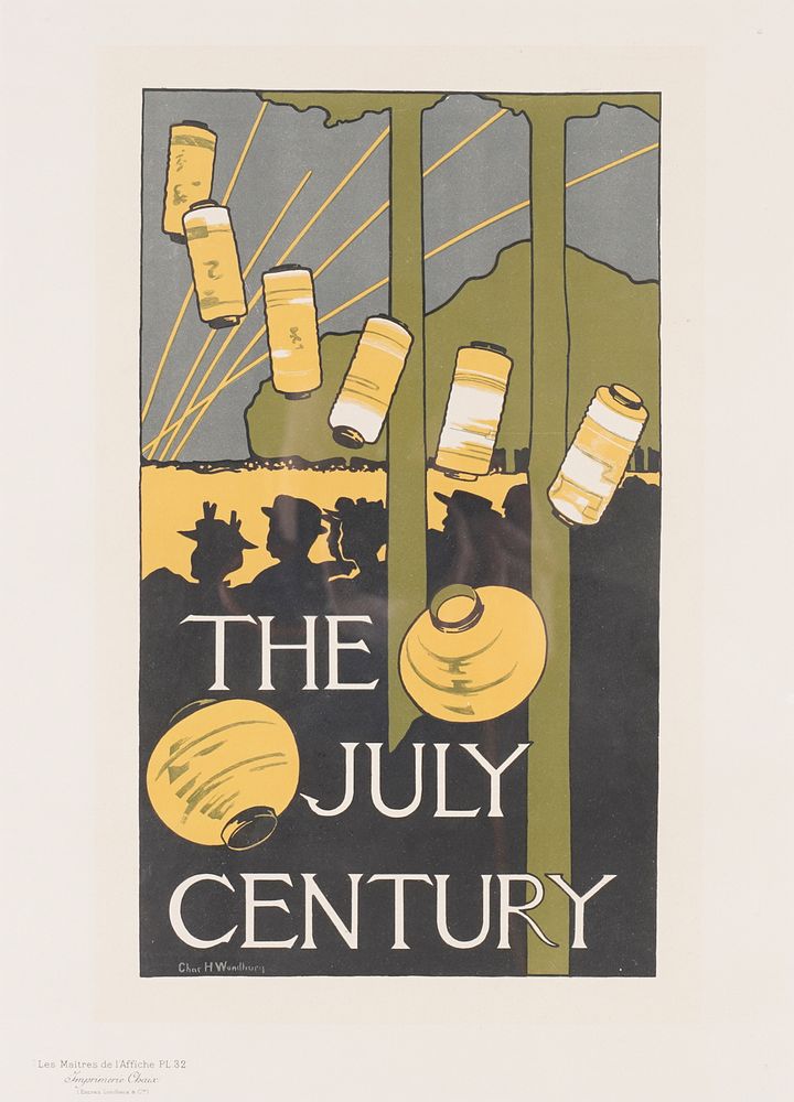 Appraisal: Charles H Woodbury The July Century Maitres de L'Affiche Poster