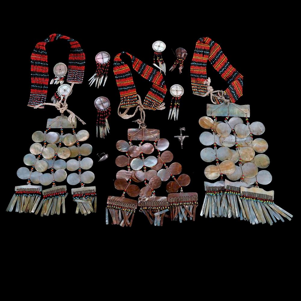 Appraisal: Group of Ilongon items of adornment c th century Luzon