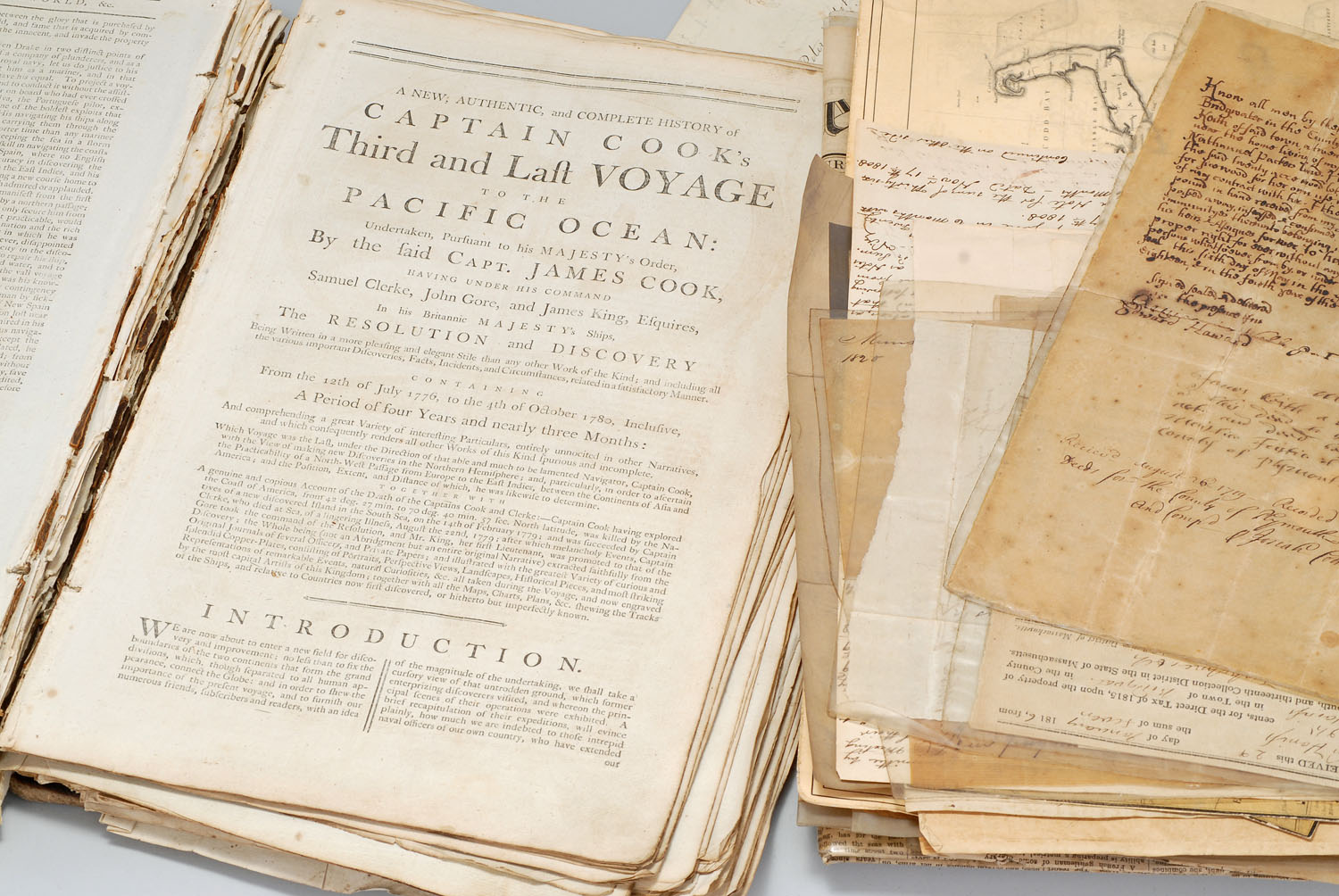 Appraisal: COLLECTION OF DOCUMENTS NEWSPAPERS RECEIPTS AND A BOOK Includes Incomplete