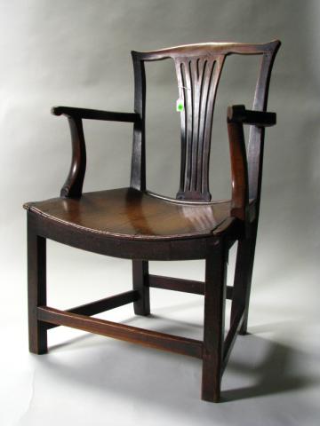 Appraisal: Late th early th Century Arm Chair likely English in