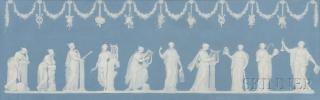 Appraisal: Wedgwood Solid Pale Blue Jasper Plaque England th century rectangular