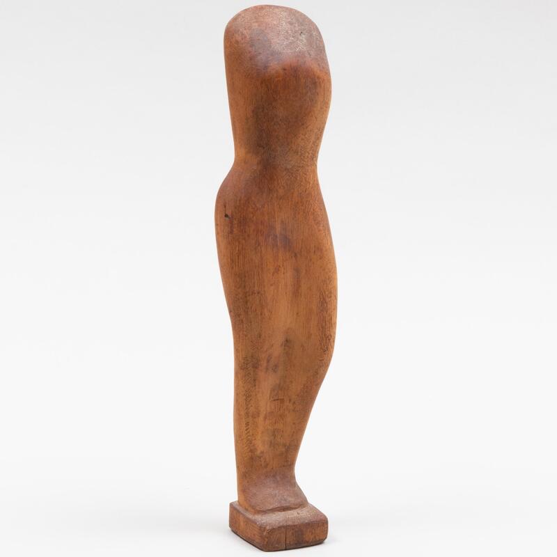 Appraisal: Jo Levy - Untitled Carved wood unmarked in height Condition