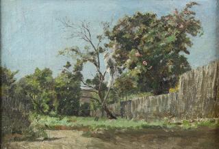 Appraisal: Painting Horace Richebe Horace Richebe French - Le Jardinier dans