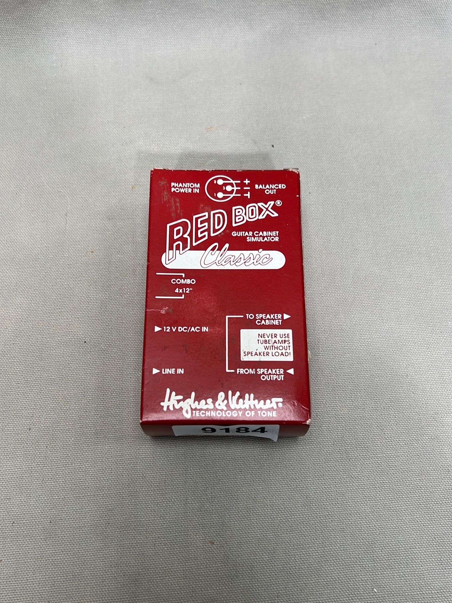 Appraisal: H K Red box classic pedal untestedH K Red box