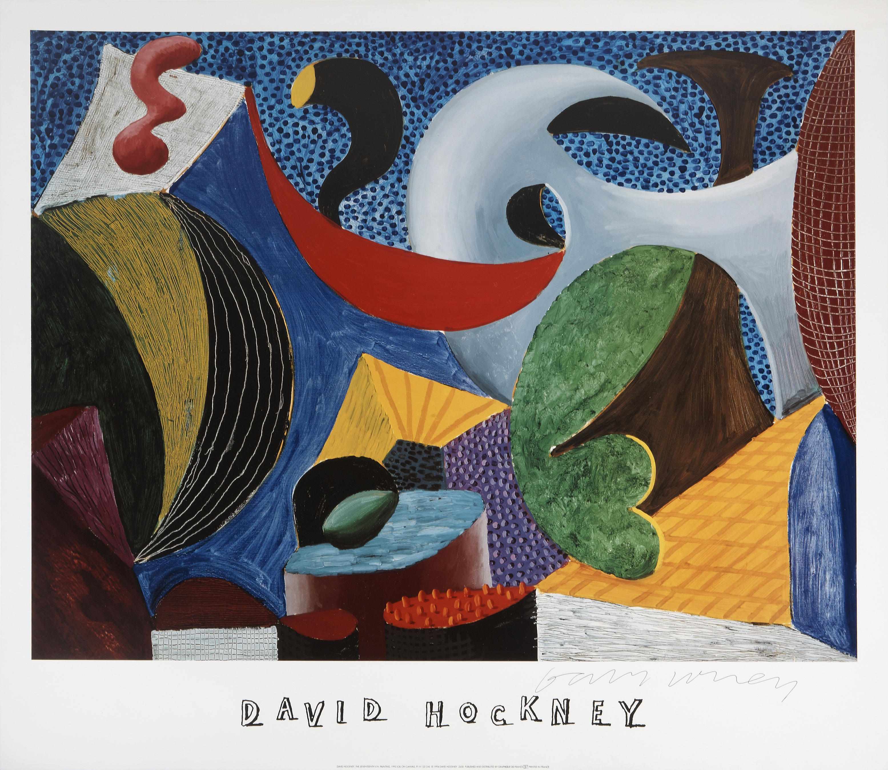 Appraisal: David Hockney British born David Hockney Some Very New Paintings