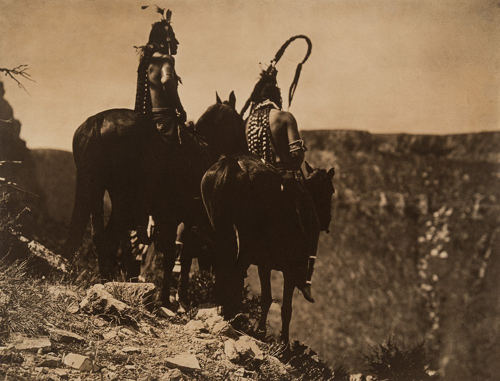 Appraisal: Edward Curtis Untitled Apsaroke Warriors Edward S Curtis - Untitled