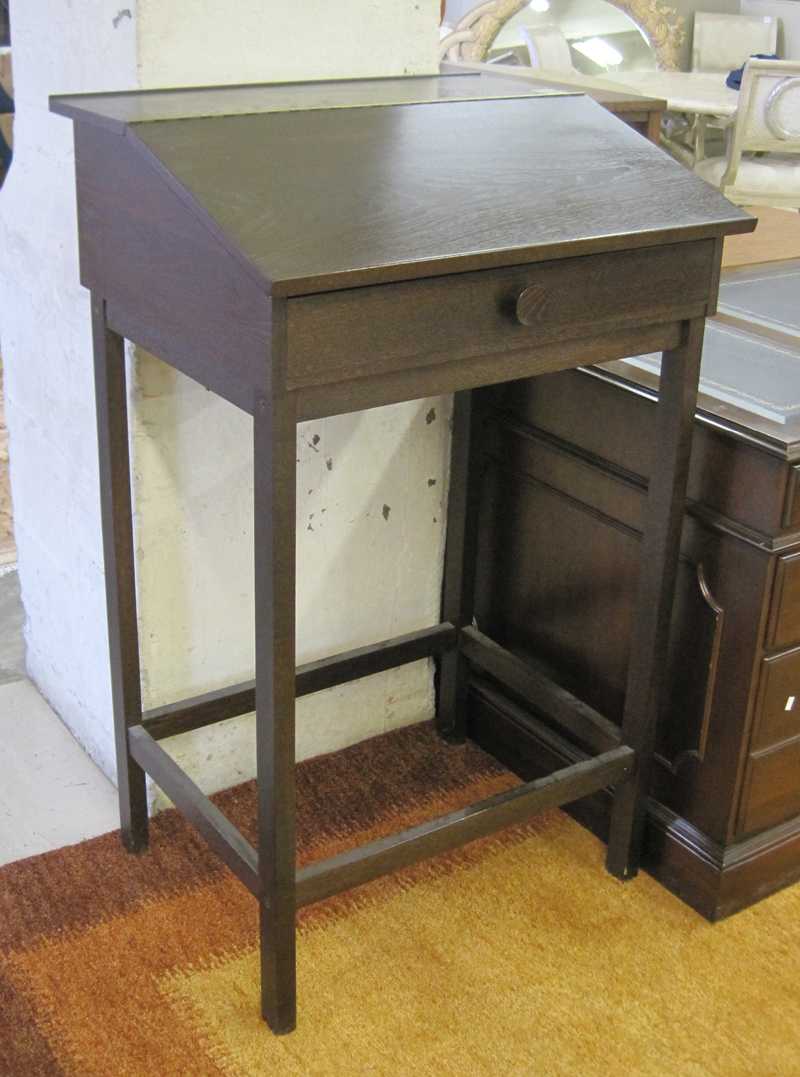 Appraisal: MODERN STAND UP DESK OR LECTERN Danish recent production of