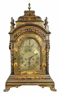 Appraisal: George III double fusee bracket clock by Ellicott London George