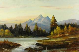 Appraisal: Painting Robert William Wood Robert William Wood American - Sunrise