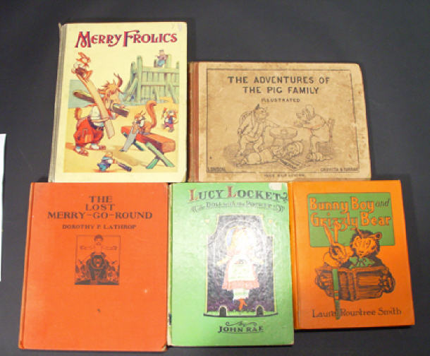 Appraisal: Five children's books including The Illustrated Adventures of Pig Family