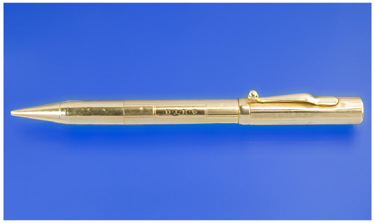 Appraisal: Gold Tiffany Pen