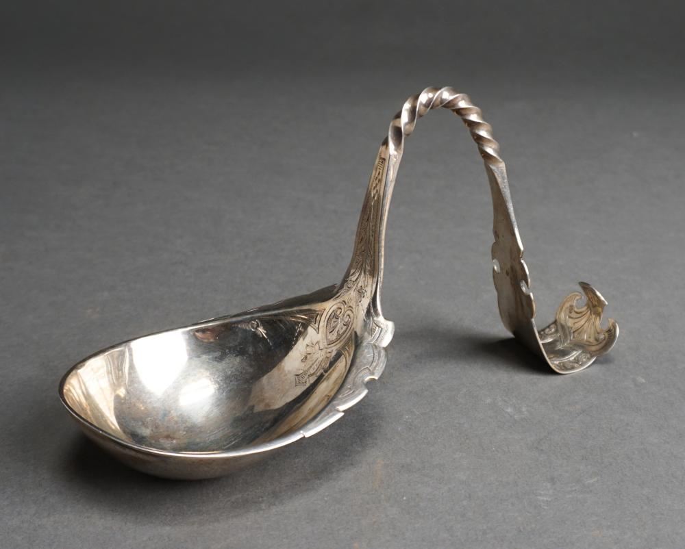 Appraisal: James Watts Philadelphia Coin Silver Ladle ozt