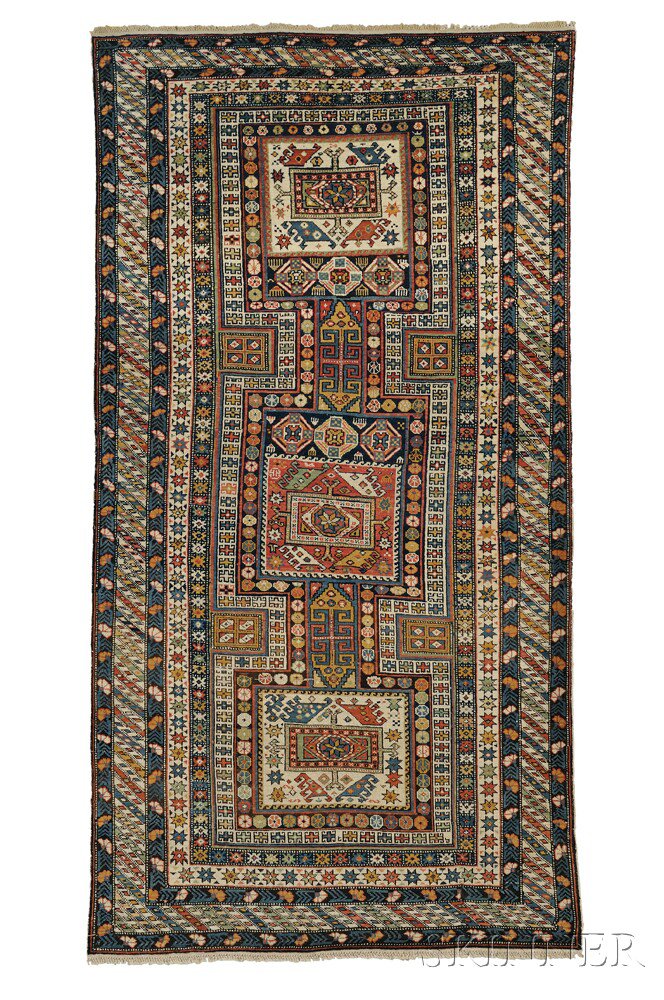 Appraisal: Shirvan Garden Rug East Caucasus late th century the central