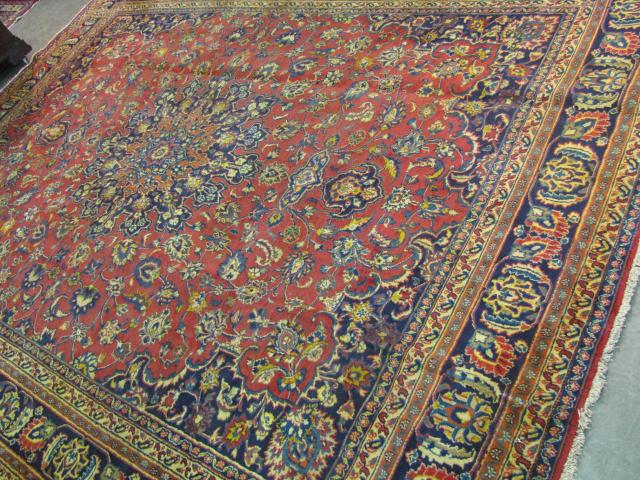 Appraisal: Mashad Oriental Rug semi-antique room size dimensions x