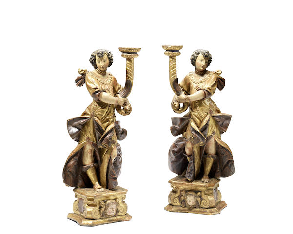 Appraisal: A large pair of Italian late th early th century