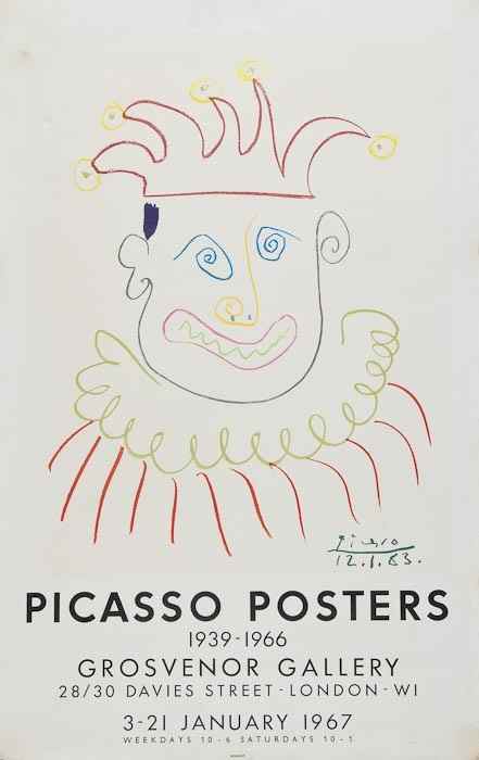 Appraisal: Pablo Picasso - after Picasso Posters Exhibition offset lithographic poster