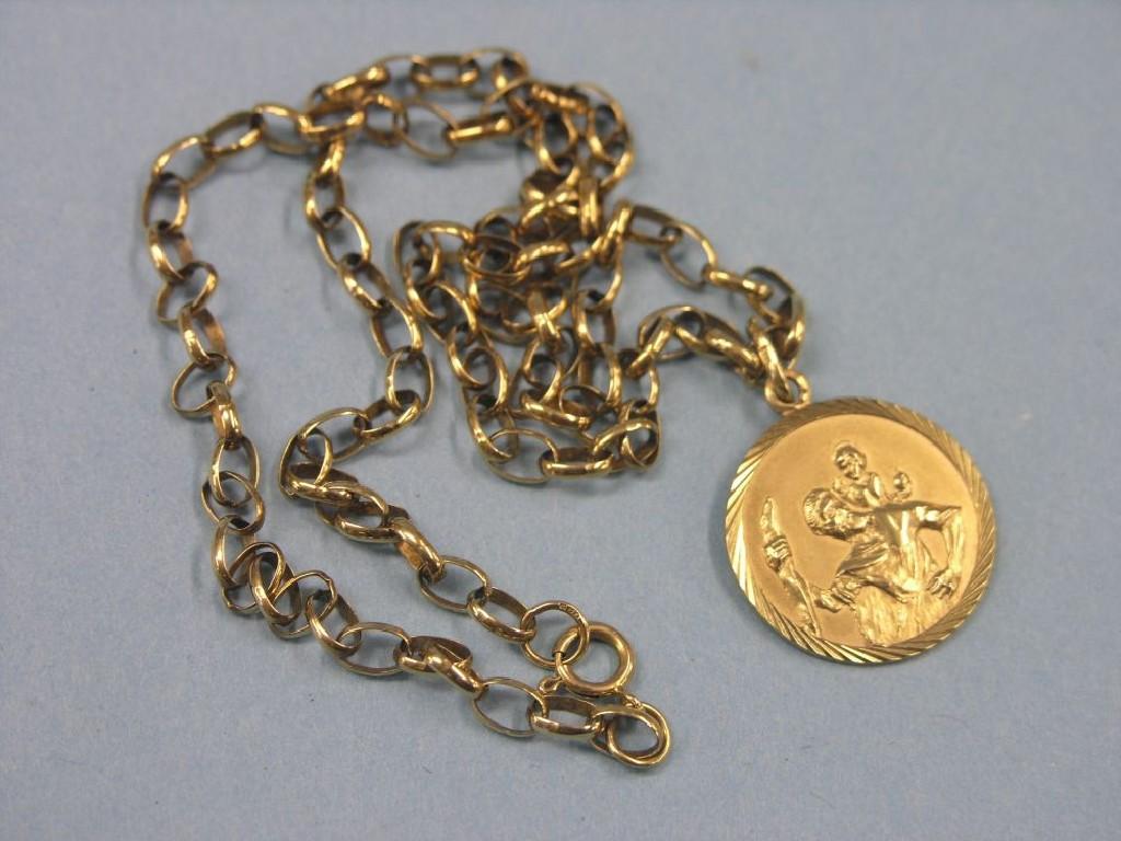 Appraisal: A ct gold link chain grams