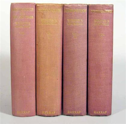 Appraisal: vols Churchill Winston L S Marlborough His Life and Times