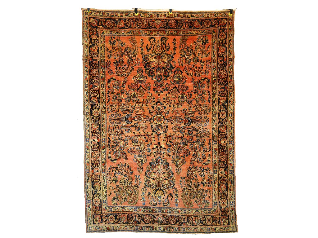 Appraisal: Persian 'American' Sarouk small carpet nd quarter th century