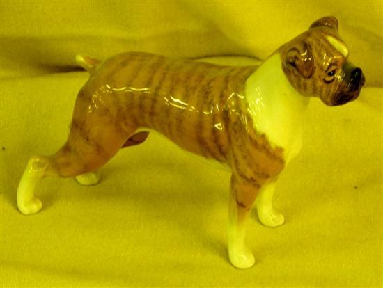 Appraisal: A BESWICK POTTERY MODEL of a boxer dog - in