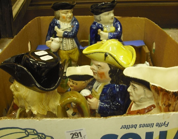 Appraisal: A Collection of various Toby Jugs including Wood Sons Toby