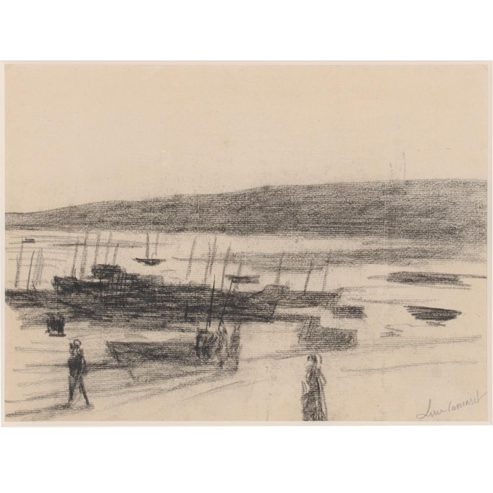 Appraisal: MAXIMILIEN LUCE FRENCH - LA CAMARET GRAPHITE ON PAPER H