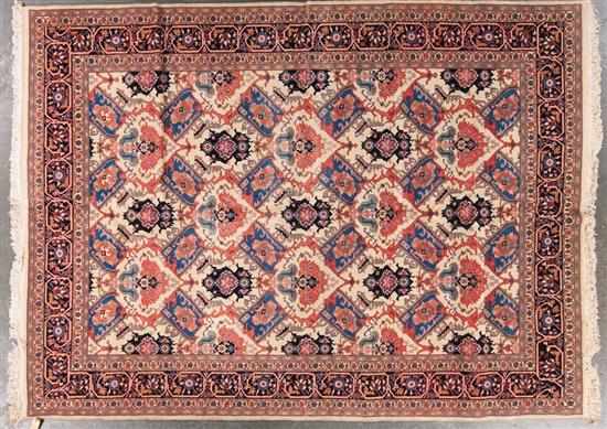 Appraisal: Romanian Herez carpet Romania modern x Estimate -