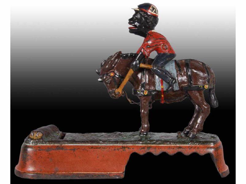 Appraisal: I Always Did Spise a Mule Jockey Over Cast Iron