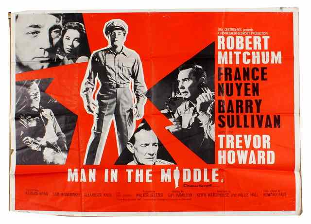 Appraisal: MAN IN THE MIDDLE th Century war starring Robert Mitchum