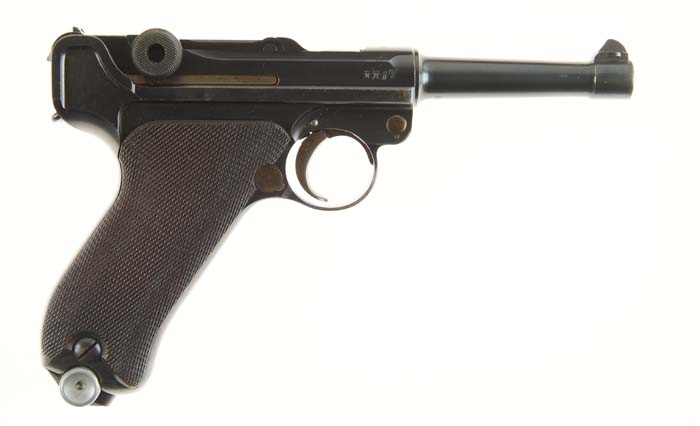 Appraisal: SCARCE PO LUGER DATED Cal mm SN Blue finish with