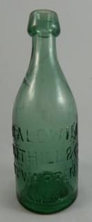 Appraisal: Soda round bottle Soda- round marked 'Baldwin Tuthill Co Warren