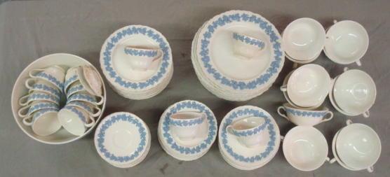 Appraisal: Wedgwood Blue and White Porcelain From a Valley Stream estate