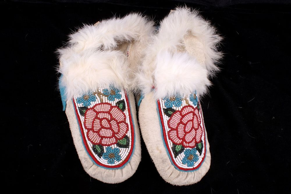 Appraisal: Tlingit Northwest Pacific Coast Moccasins c s Featured in this