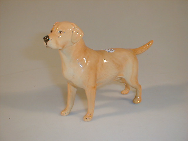 Appraisal: A Beswick figure of a golden Labrador Solomon of Wendover