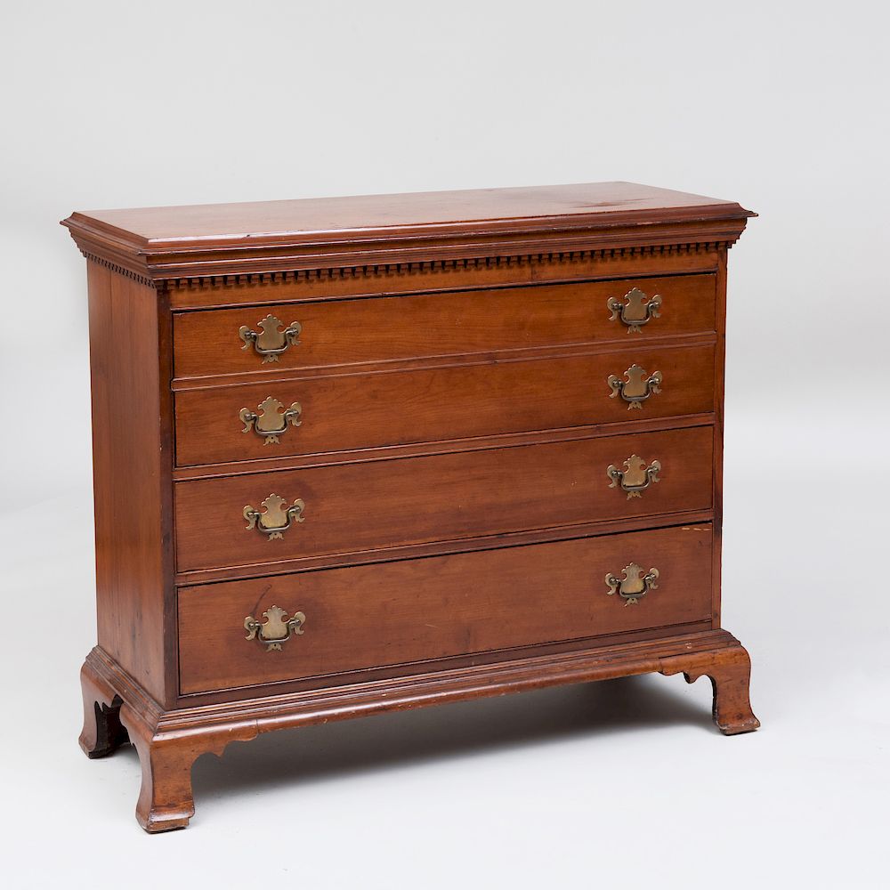 Appraisal: Cherry Chest of Drawers Pennsylvania x x in Keno Auctions