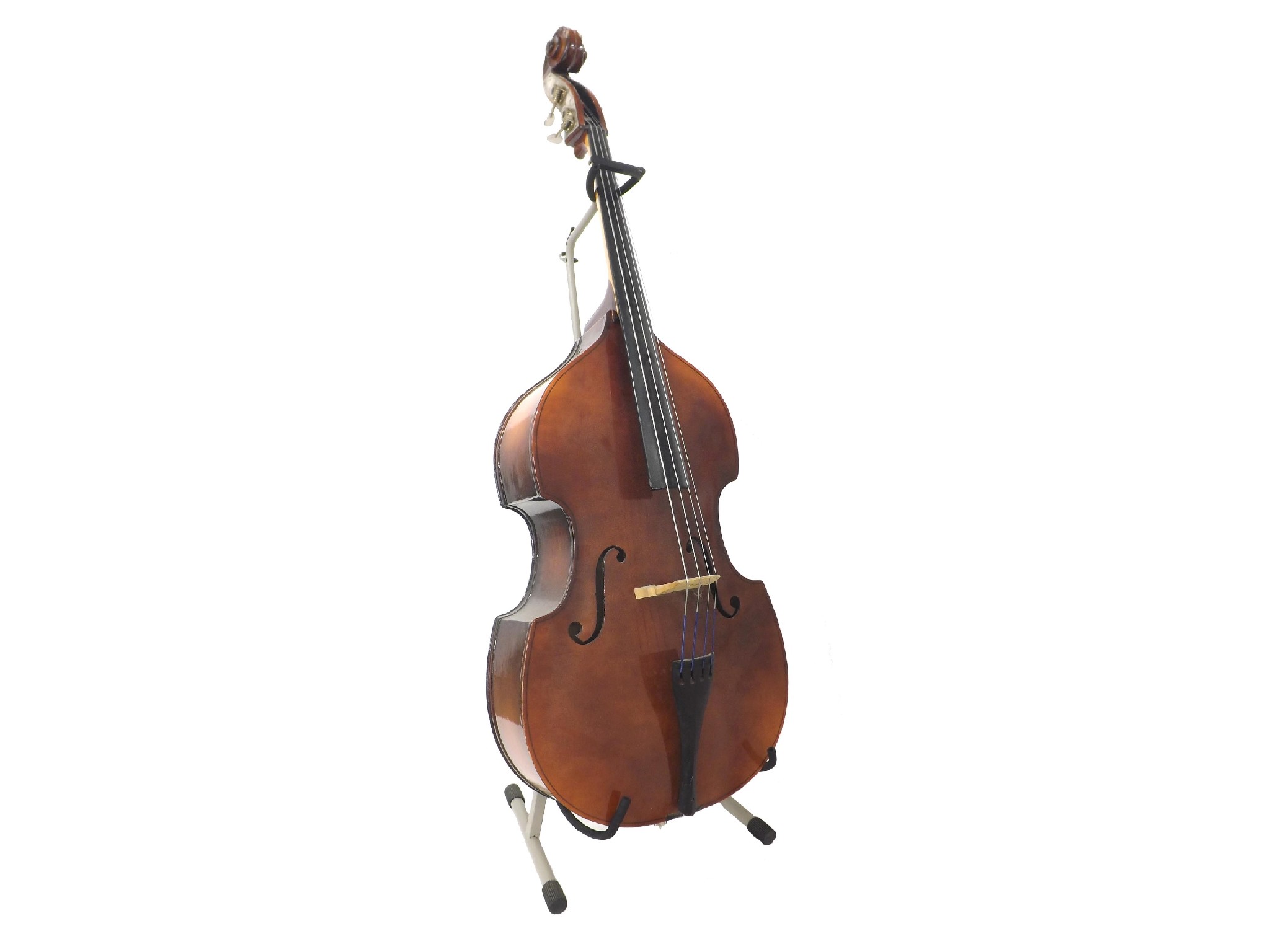 Appraisal: Good contemporary double bass length of back soft case