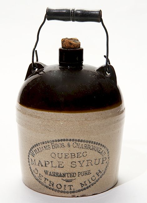 Appraisal: Williams and Bros Maple Syrup Jug Exclusive on Bidsquare Williams