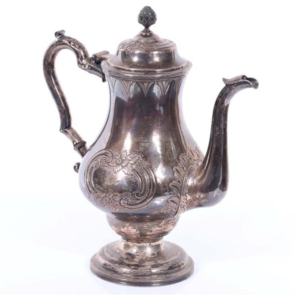 Appraisal: S KIRK AMERICAN VICTORIAN SILVER PLATED TEAPOT TEA POT WITH