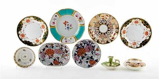 Appraisal: English porcelain and ironstone tablewares th century fine painted Mason's