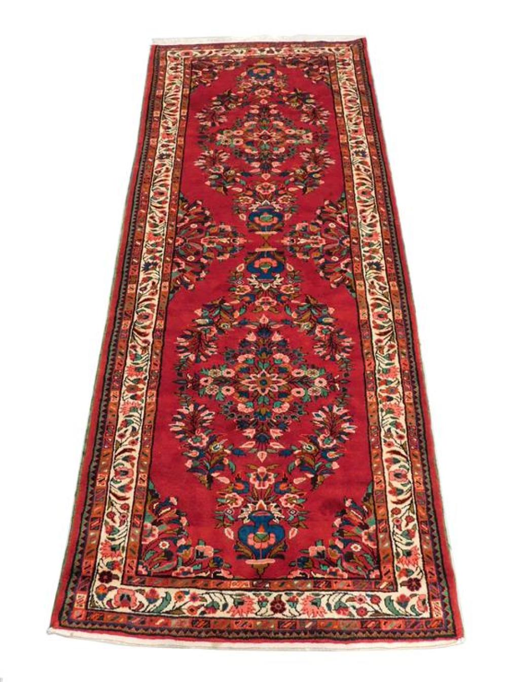 Appraisal: RUG Persian Hamadan ' x ' wool on cotton double