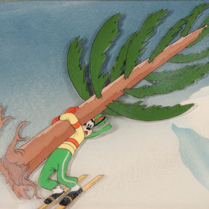 Appraisal: An Animation Production Cell From Disney's The Art of Skiing