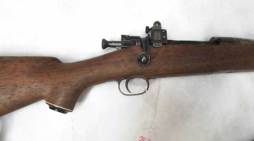 Appraisal: SPORTERIZED U S MODEL BOLT ACTION RIFLE - caliber barrel