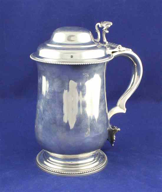 Appraisal: A good George III silver tankard by Hester Bateman of