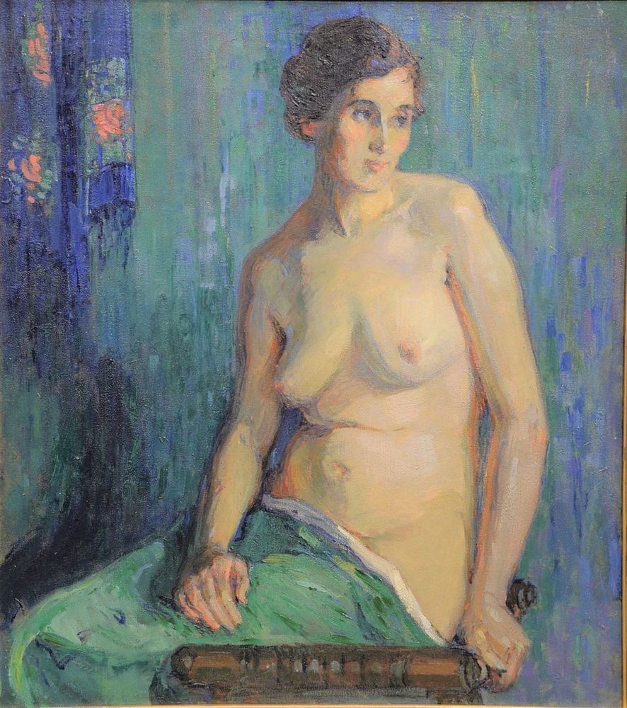 Appraisal: Clara Simpson Davidson American - Female Nude Portrait oil on