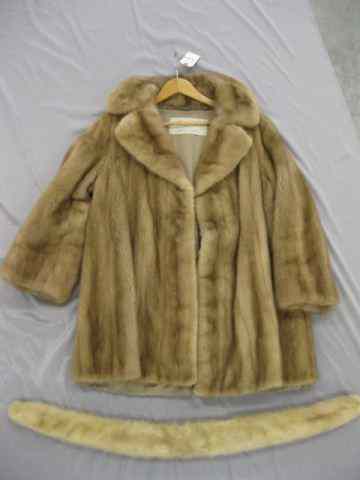 Appraisal: Mink Jacket light brown fine