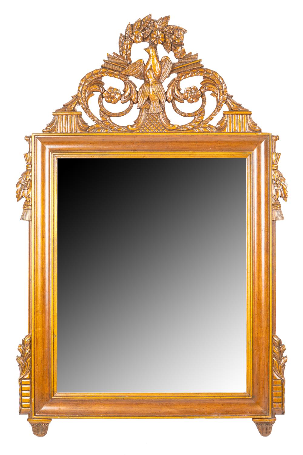 Appraisal: REGENCE-STYLE GILTWOOD MIRROR th Century Provenance The Estate of Barron