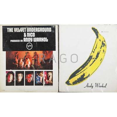 Appraisal: ANDY WARHOL American - Two album covers with LP s