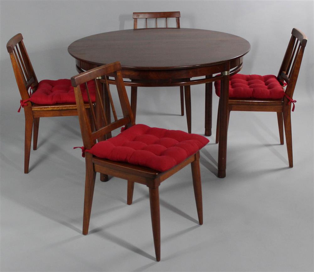 Appraisal: WILLETT FURNITURE COMPANY TRANS EAST CHERRY CIRCULAR DINING TABLE WITH