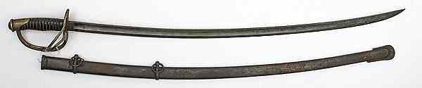 Appraisal: Civil War Model Light Cavalry Sword by Roby blade marked