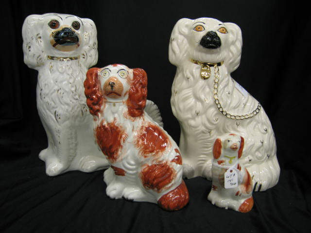 Appraisal: Staffordshire Type Dog Figurines one by Royal Doulton to